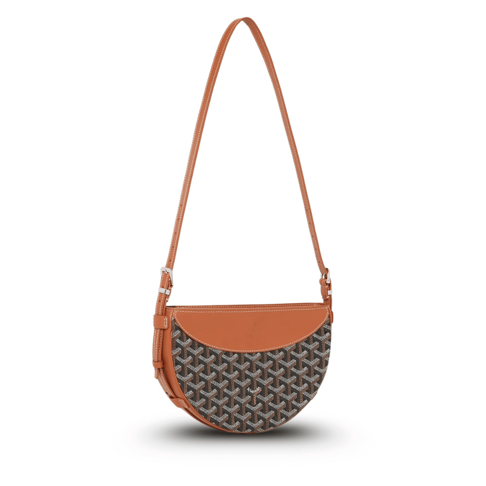 Goyard Hirondelle Bag – Bagistry Closet 25cm Black &amp; Tan view 2