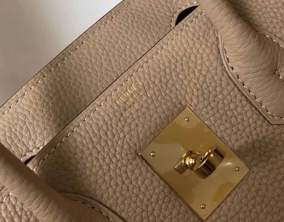Hermes Birkin 35Cm Beige Togo Leather Gold Hardware view 7