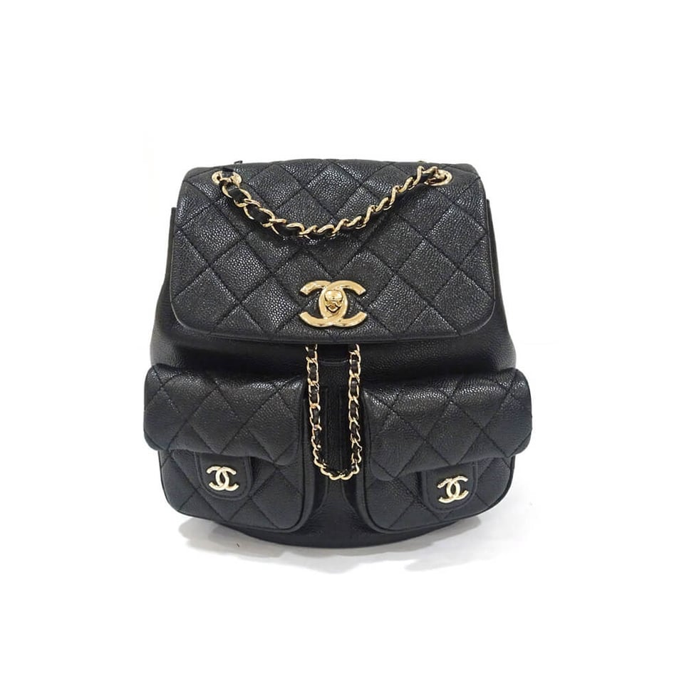 Chanel Small Duma Backpack Caviar Calfskin 19cm/7.5in view 2