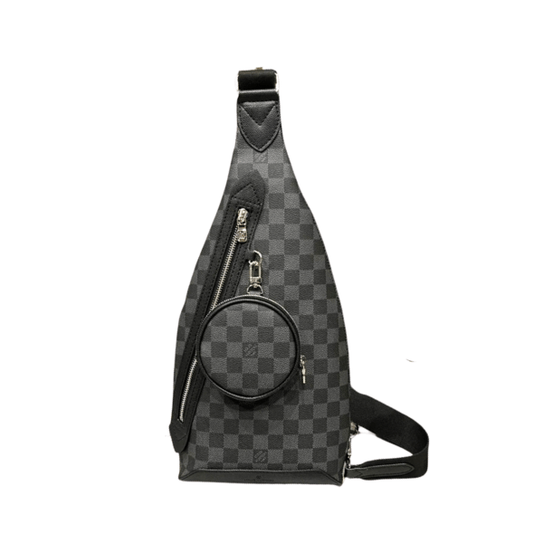 Louis Vuitton Duo Sling Bag Caro 42cm Black view 2