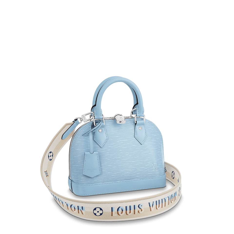 Louis Vuitton Alma Bb 23Cm Blue Bag