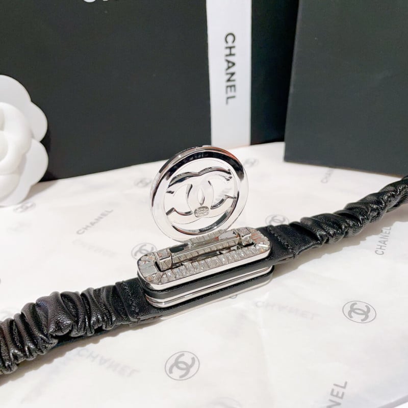 Chanel Elastic Waistbelt Black AA8931 view 6