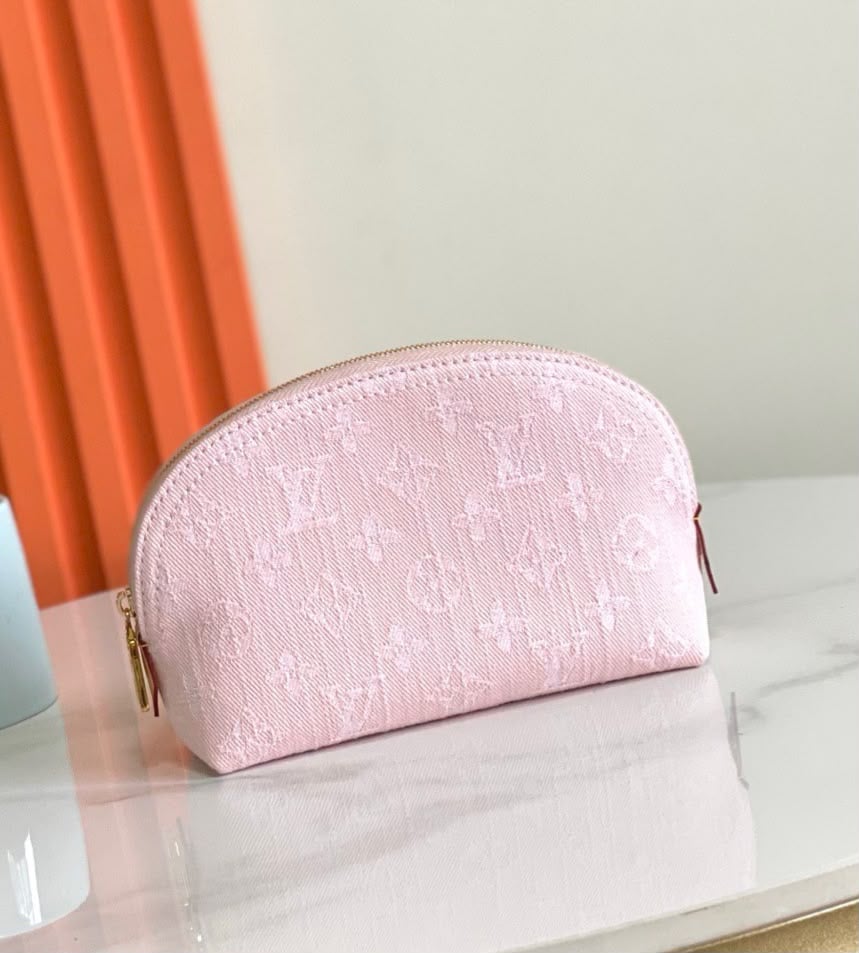Louis Vuitton Pochette Cosmétique PM Bag Rose Ruby Pink 19cm M2A419 view 7