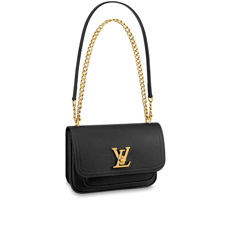 Louis Vuitton Lockme Chain 23Cm Black Bag