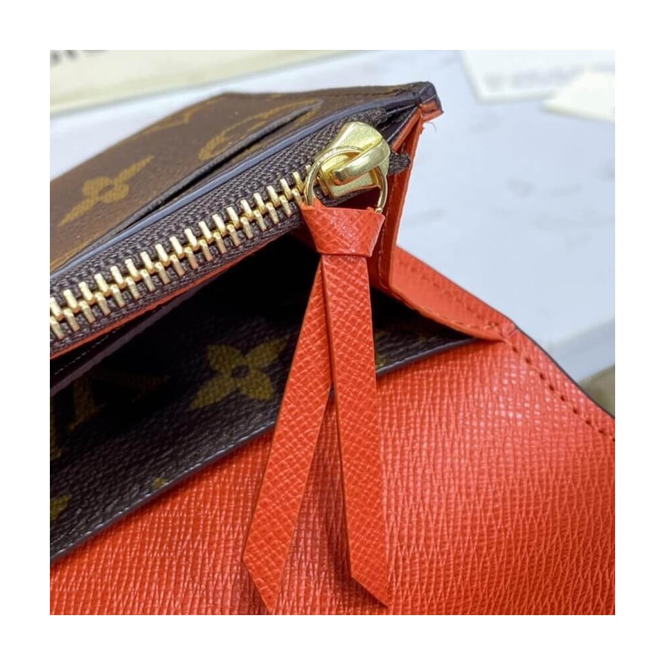 Louis Vuitton Monogram Canvas Emilie Wallet Orange view 9