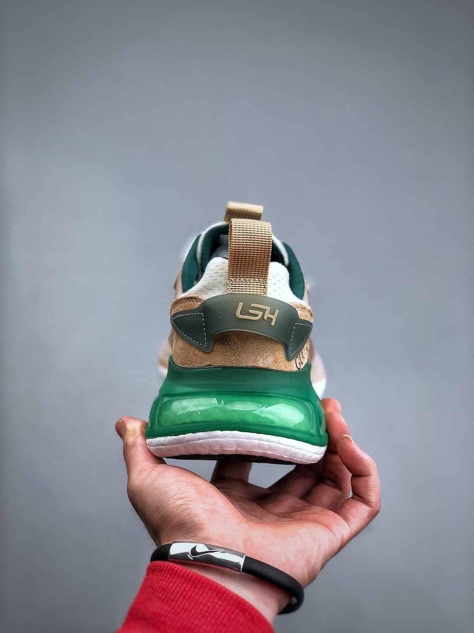 Gucci Design Sneaker Beige Green view 10