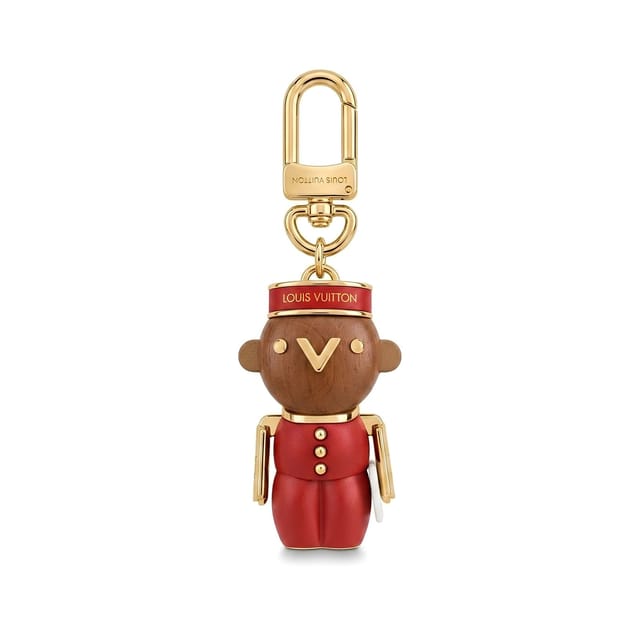 Louis Vuitton Gaston Keychain Red Color 13cm/5.1in