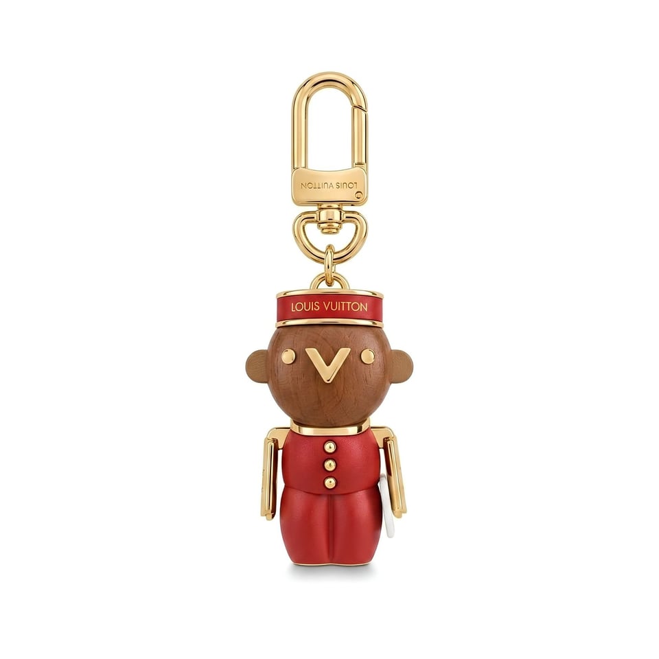 Louis Vuitton Gaston Keychain Red Color 13cm/5.1in