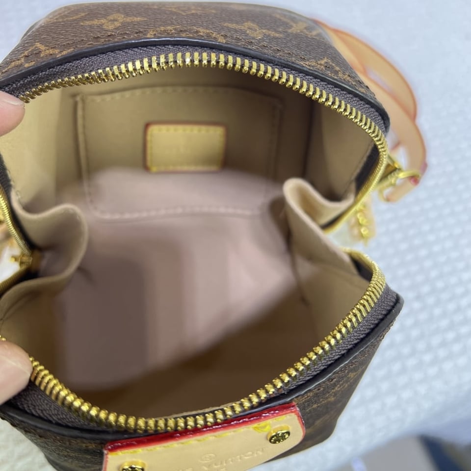Louis Vuitton Just In Case Monogram Canvas Leather Brown 13Cm M47096 view 10