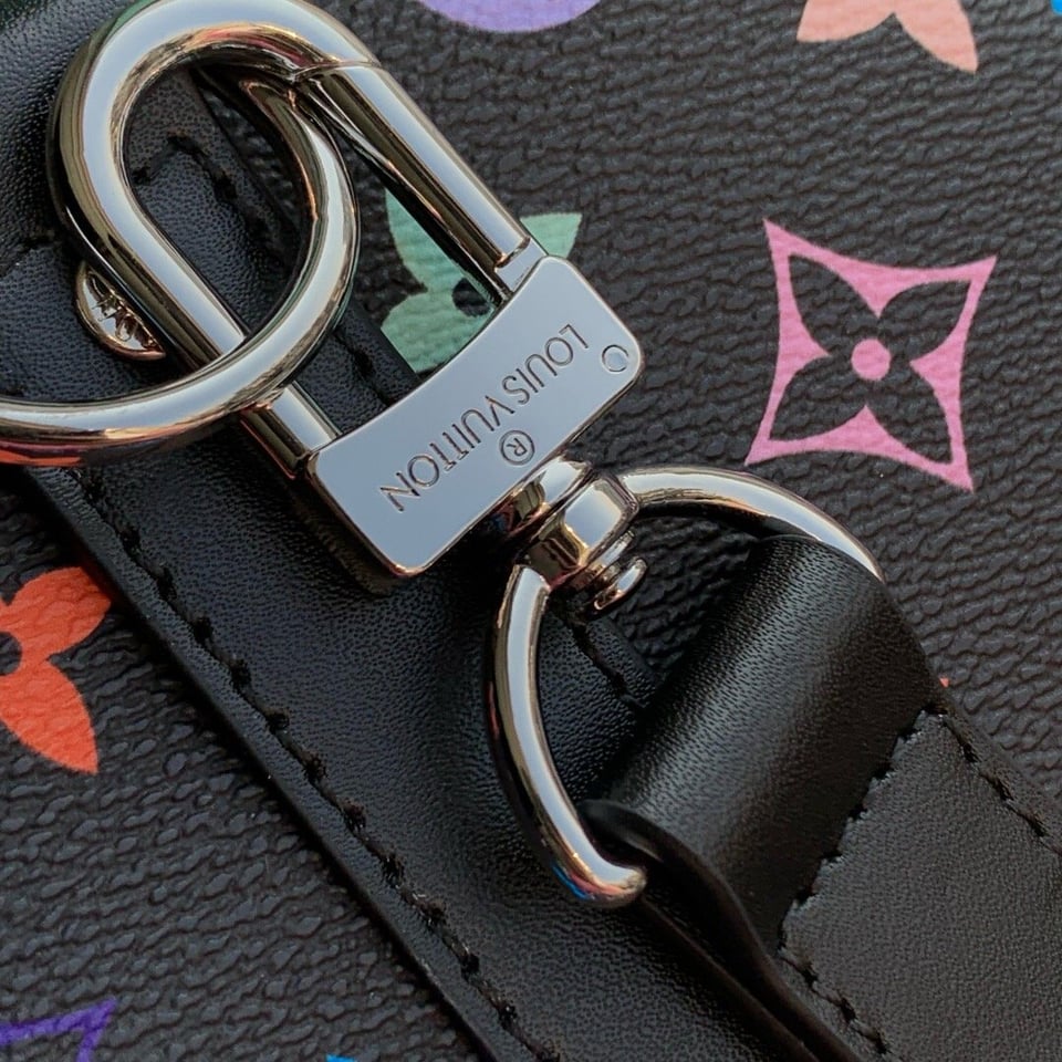 Louis Vuitton LV x TM Keepall Bandoulière 50 Multicolore Black 50cm M13745 view 9