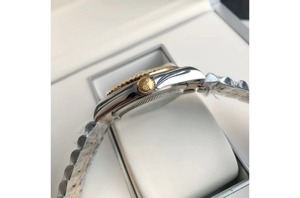 Rolex Datejust 36/28mm RG/SS Jub Grey/Rmn view 9