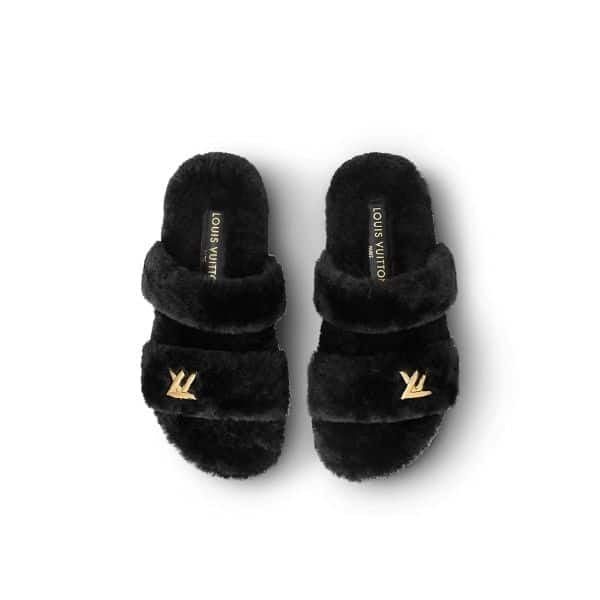 Louis Vuitton Lv Sunset Comfort Flat Mule Black