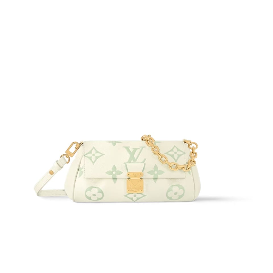 Louis Vuitton Favorite Bicolor Monogram Empreinte Leather Bag Latte And Matcha 23Cm M46842 view 2