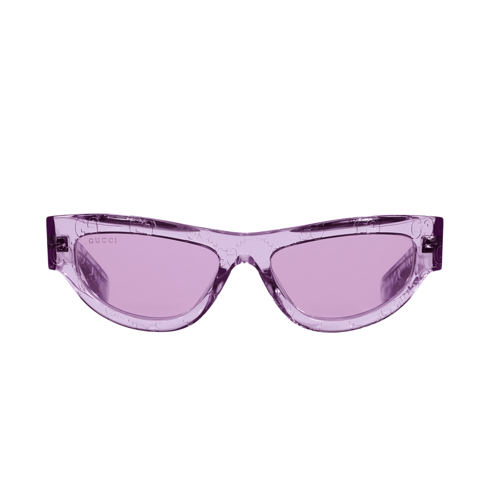 Gucci Violet Cat Eye Sunglasses GG1834S view 2