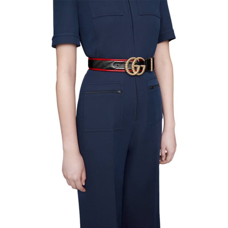 Gucci Belt With Torchon Double G Buckle 576202 view 3