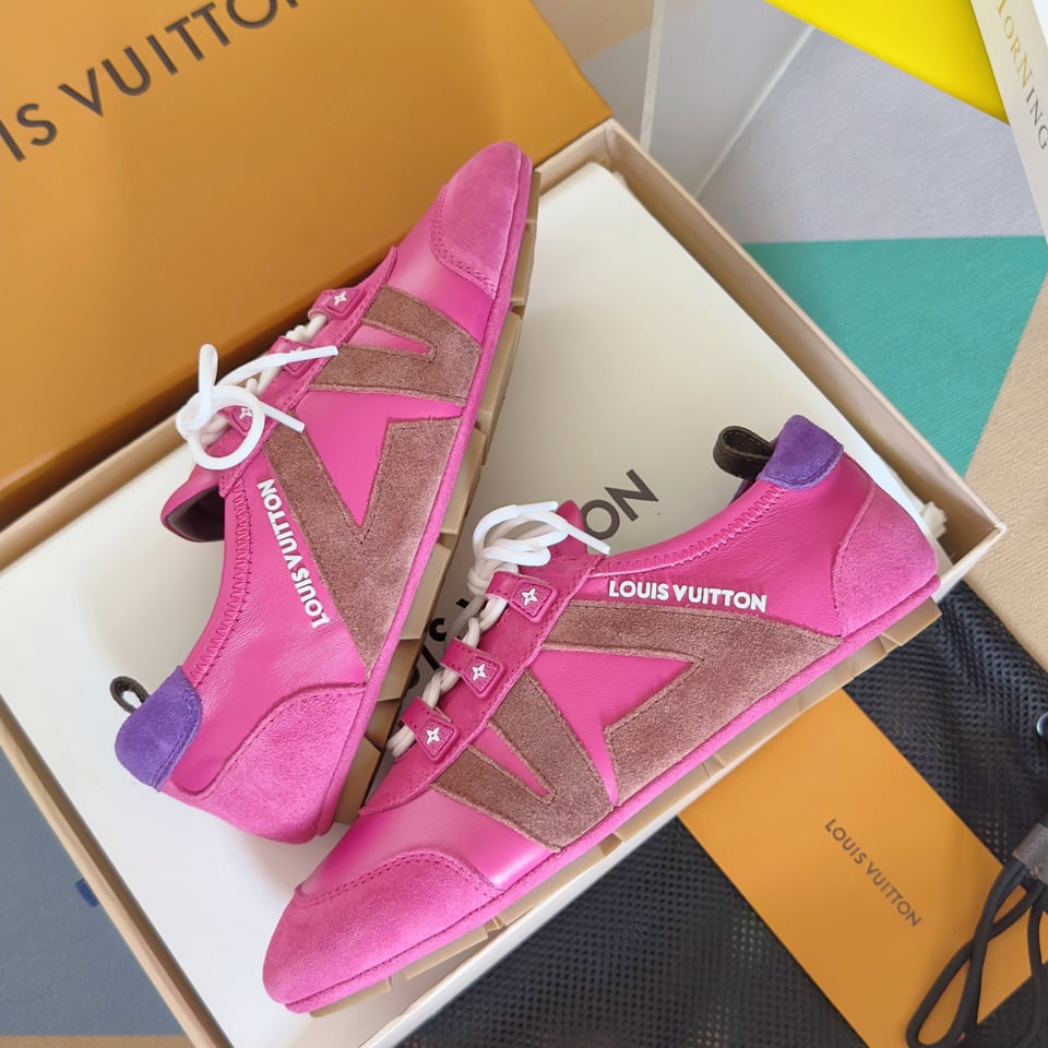 Louis Vuitton Sneakerina Pink &amp; Purple – Women’s Ballet-Inspired Slim Sneakers view 4