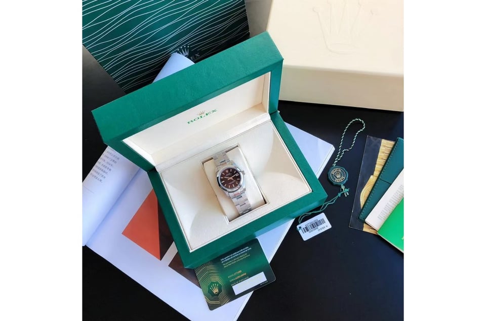 Rolex Oyster Perpetual 31/41mm SS/SS Black/Stk view 4