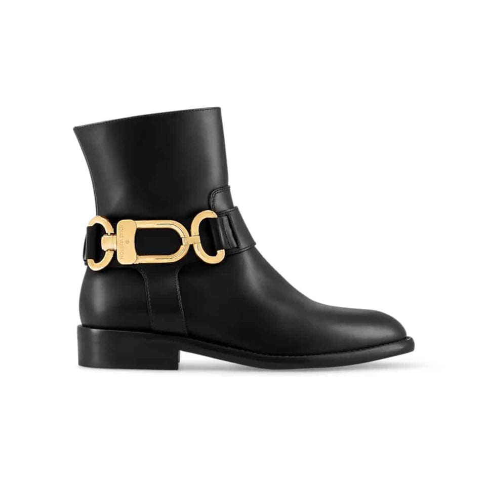 Louis Vuitton Westside Flat Ankle Boot Black 1Ac6Wl view 2