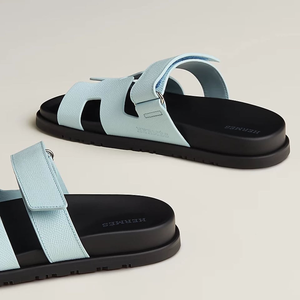Hermes Naxos Sandal Bleu Brume Color Calfskin H231295Z view 5