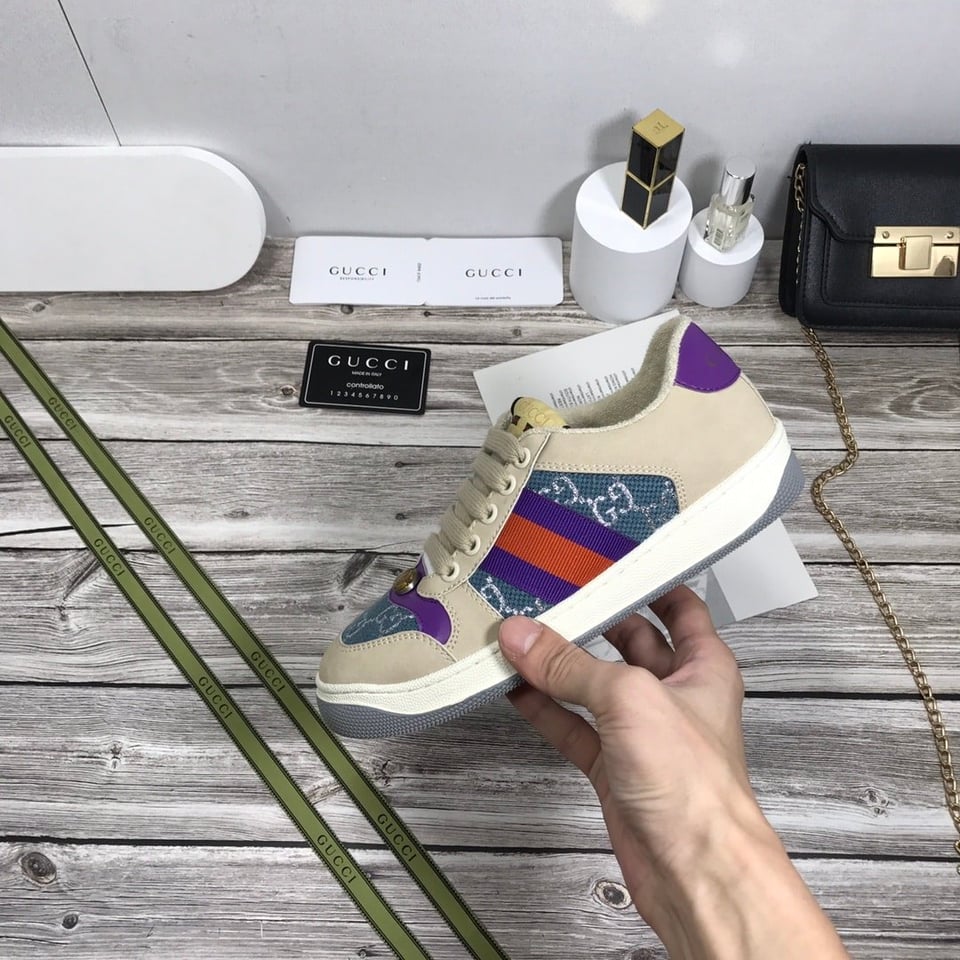 Gucci Wmns Screener Blue Gg Lam? 577684 2C830 4690 view 3