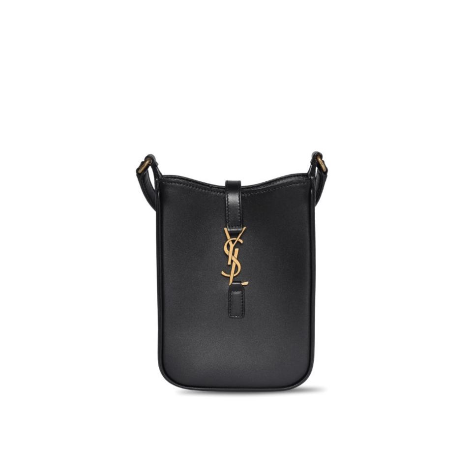 Saint Laurent Le 5 A 7 Mini Vertical Bag Black 18Cm view 2