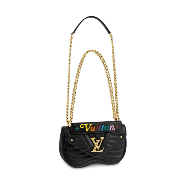 Louis Vuitton New Wave Chain Bag Black 25Cm M55206 view 2