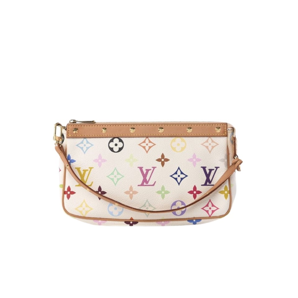 Louis Vuitton Pochette Accessoires Monogram Multicolore White 22Cm view 2