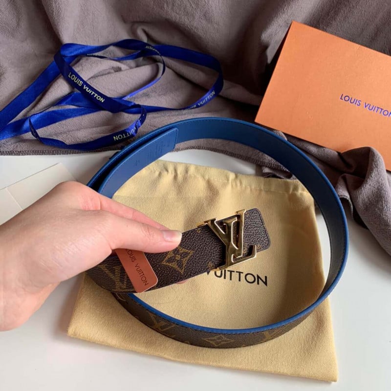 LV Escale LV Initiales 30mm Reversible Belt M0255W view 4