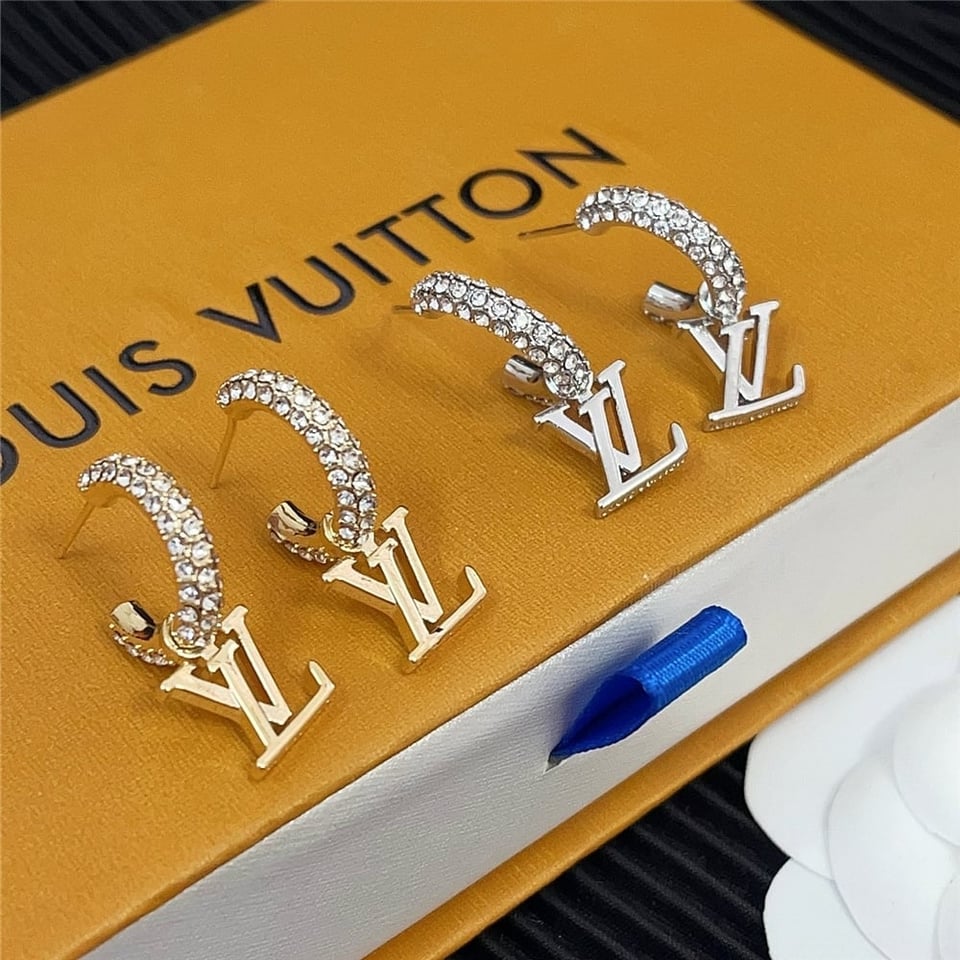 Louis Vuitton Lv Iconic Earrings Gold M01732 view 2