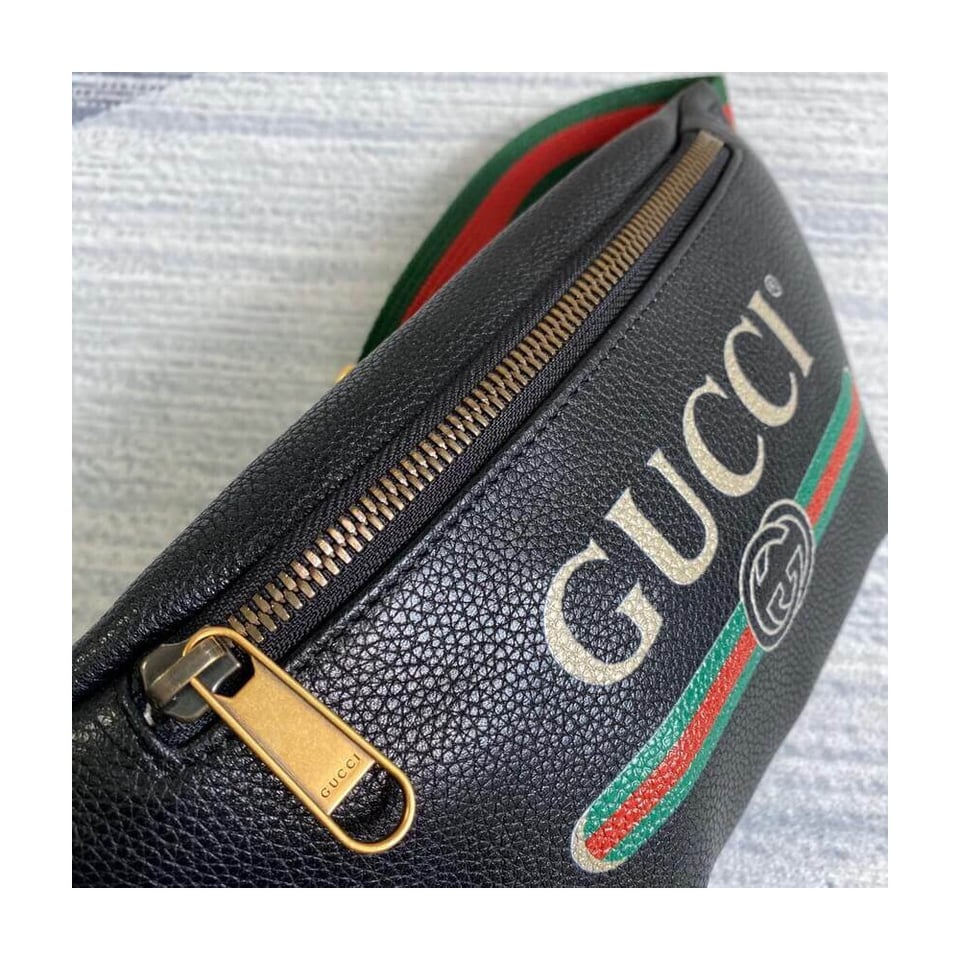 Gucci Print Small Belt Bag Waist Body Black view 13