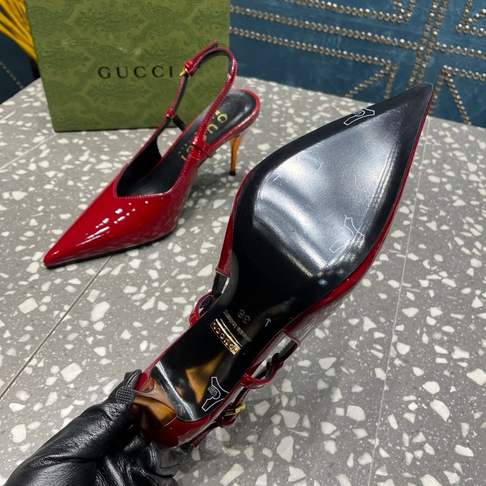 Gucci Women’S Platform Pump Red view 8