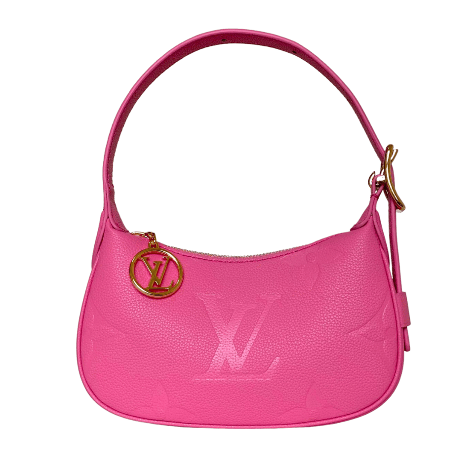 Louis Vuitton Monogram Empreinte Pink Shoulder Bag 20Cm M82391