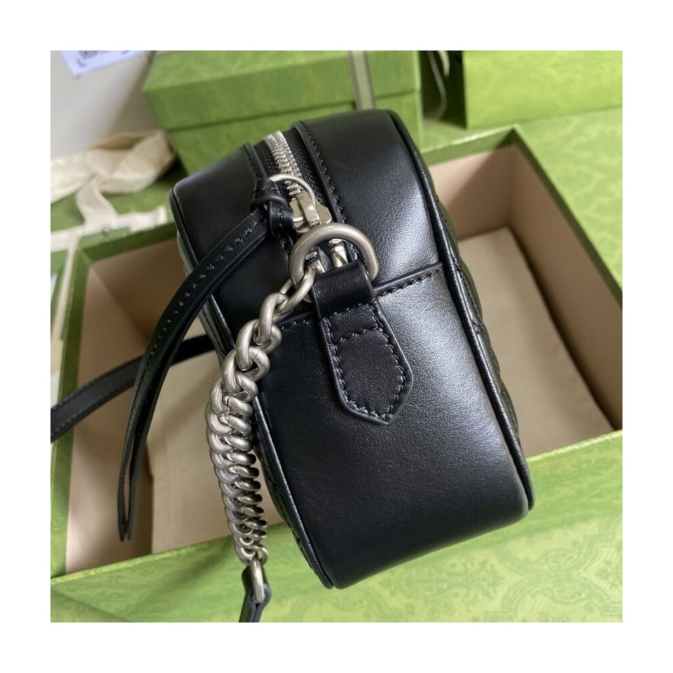 Gucci GG Marmont Small Shoulder Bag Black view 6