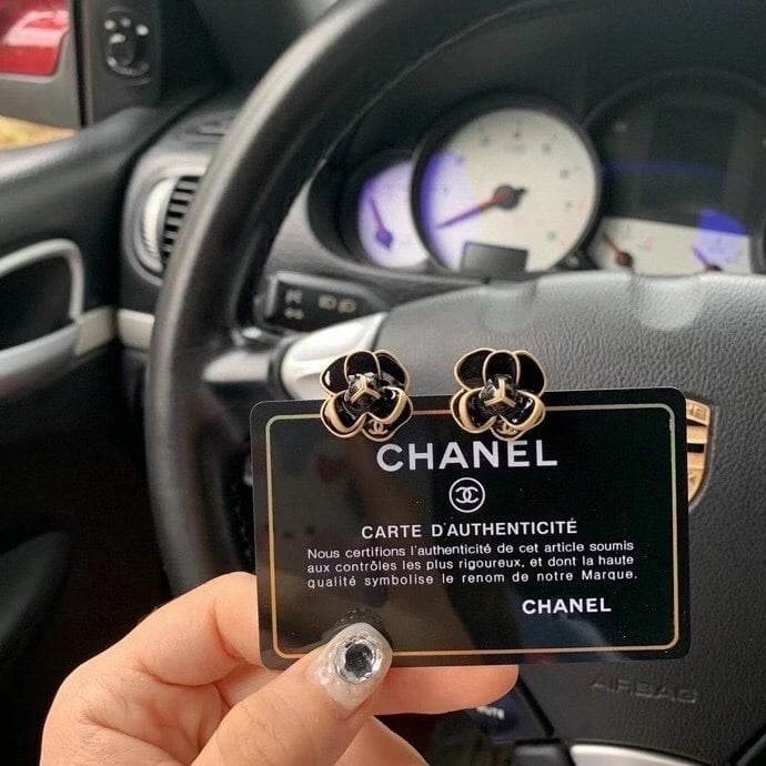 Chanel Flower Earrings view 5