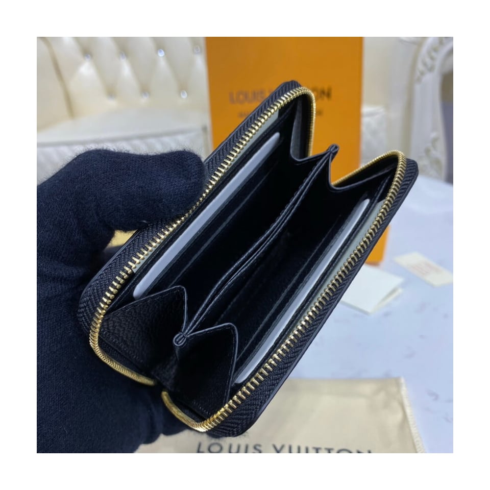 Louis Vuitton Zippy Coin Purse Wallet in Giant Monogram Leather view 9