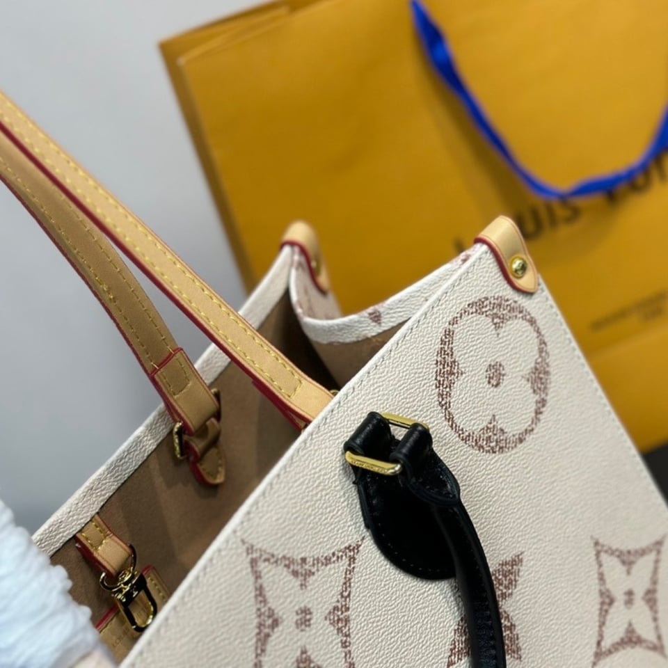 Louis Vuitton OnTheGo MM Tote Bag ‘Monogram Dune’ 35Cm M46912 view 7