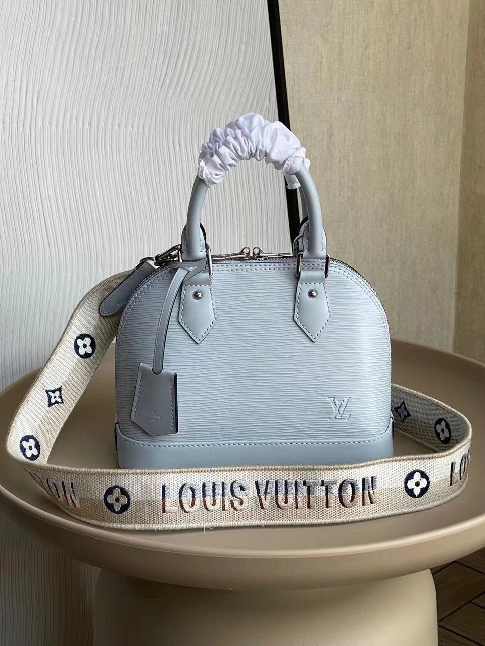 Louis Vuitton Alma Bb 23Cm Blue Bag view 3