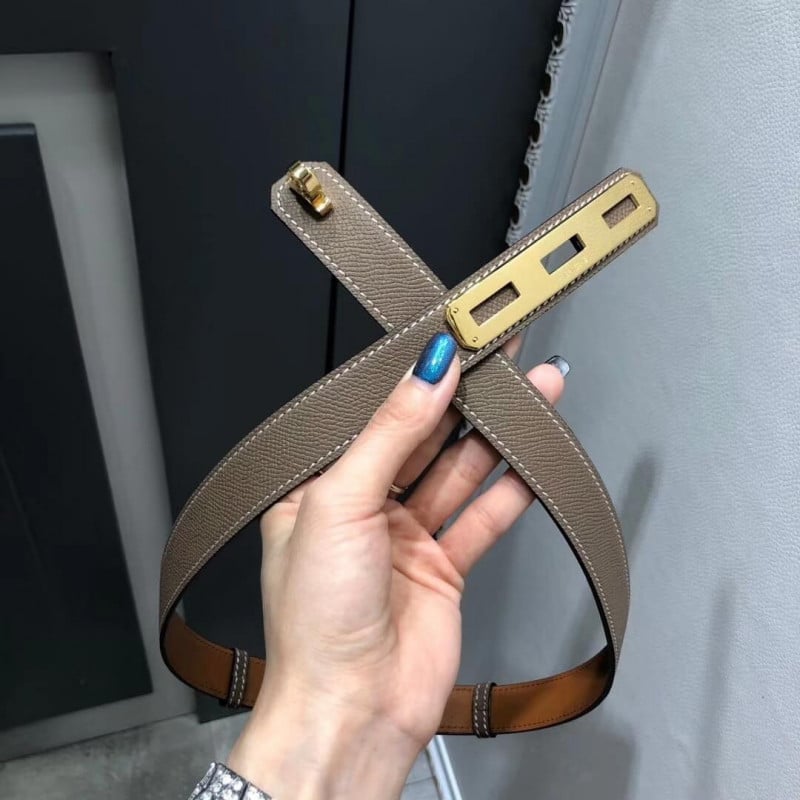 Hermes O’Kelly 24 Belt H07960 Grey view 2