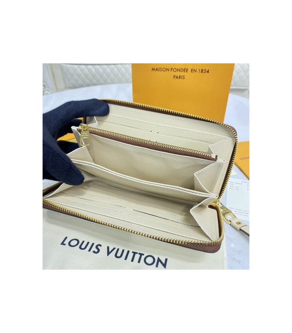 Louis Vuitton Zippy Wallet Cream view 10