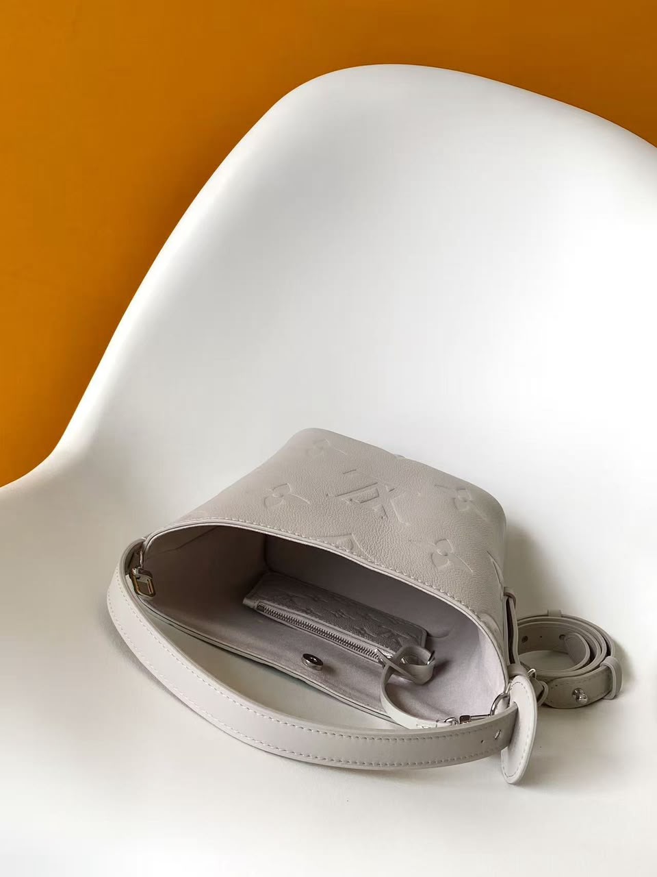 Louis Vuitton All In BB Bag Brume Grey 16cm M28342 view 6