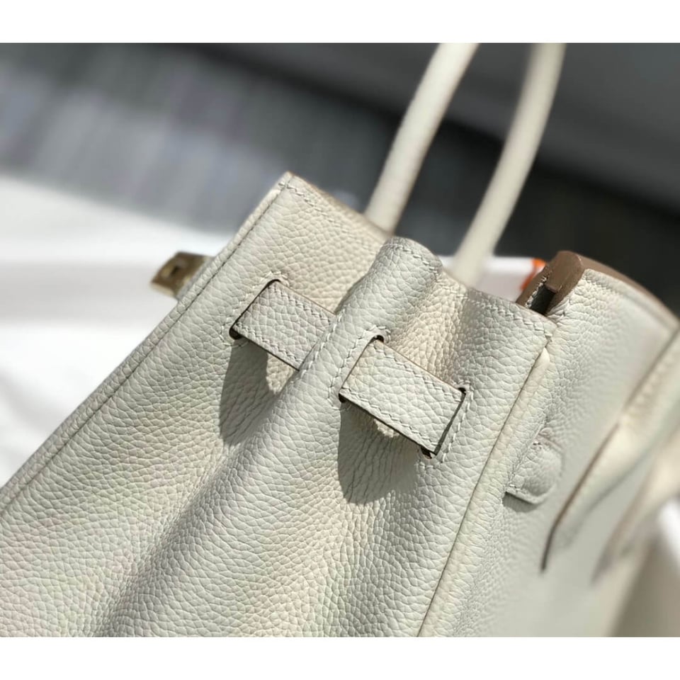 Hermès Birkin 30 White Togo Leather with Gold Hardware 30cm view 7