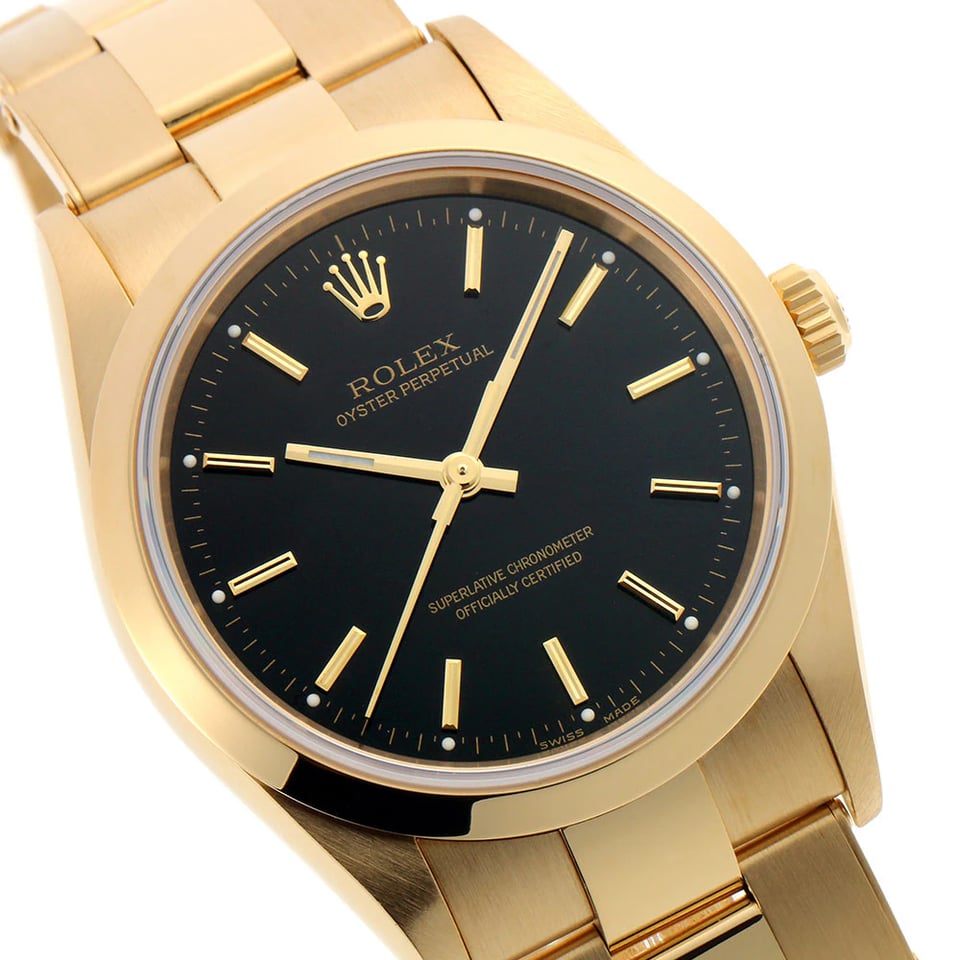[Superclone] Rolex Oyster Perpetual 34mm Black Dial Oyster 124208 view 3