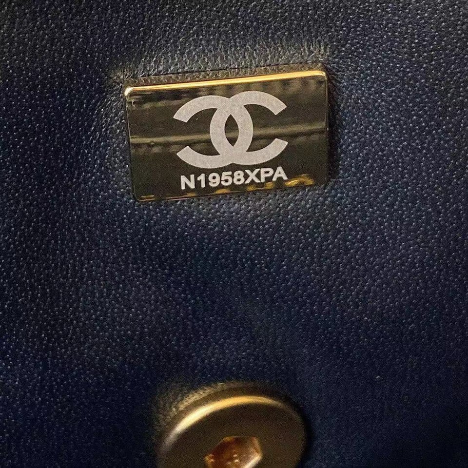 Chanel Mini Flap Bag With Top Handle Black 20Cm As2431 view 9