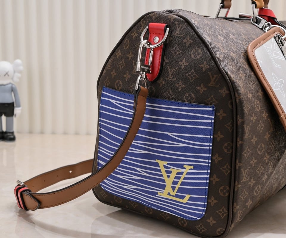 Louis Vuitton Keepall Bandouli Re Brown 50Cm M56855 view 5