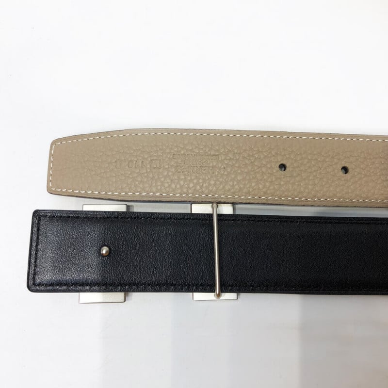 Hermes H Belt Buckle &amp; Reversible Leather Strap 38 mm HB03 view 9