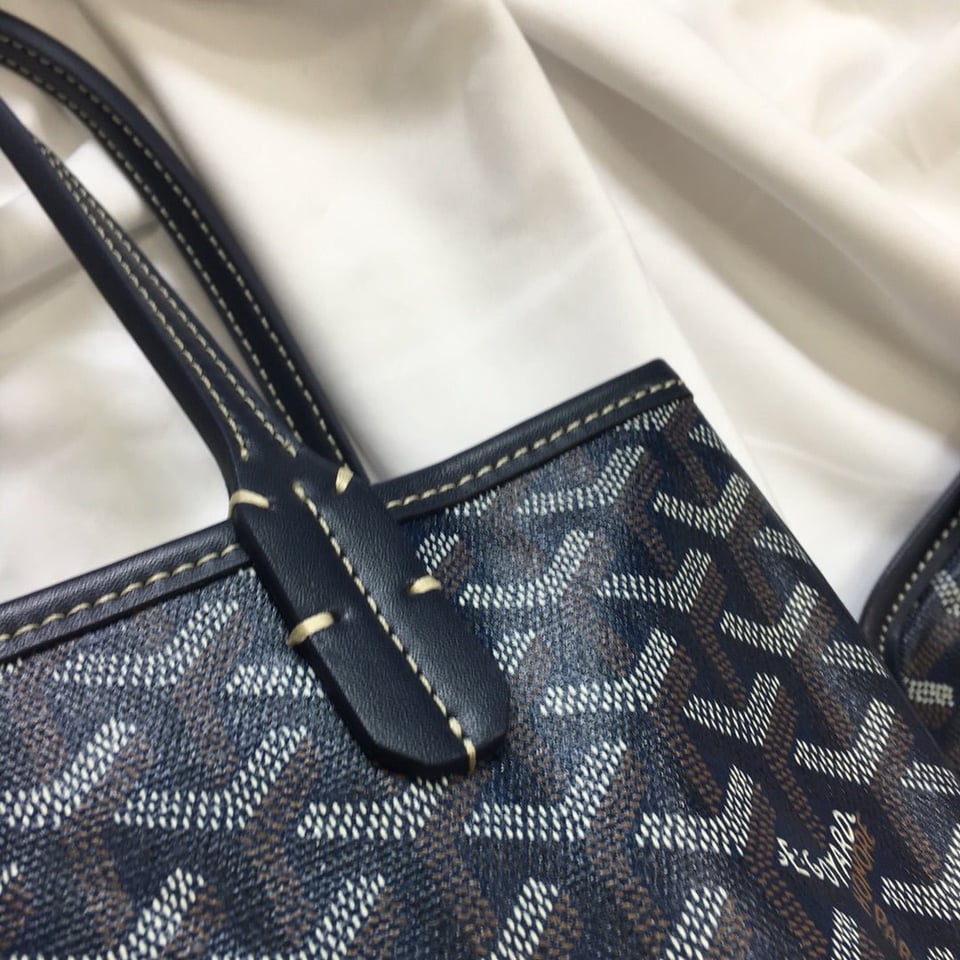 Goyard Anjou Mini Bag 20cm Black Canvas view 4