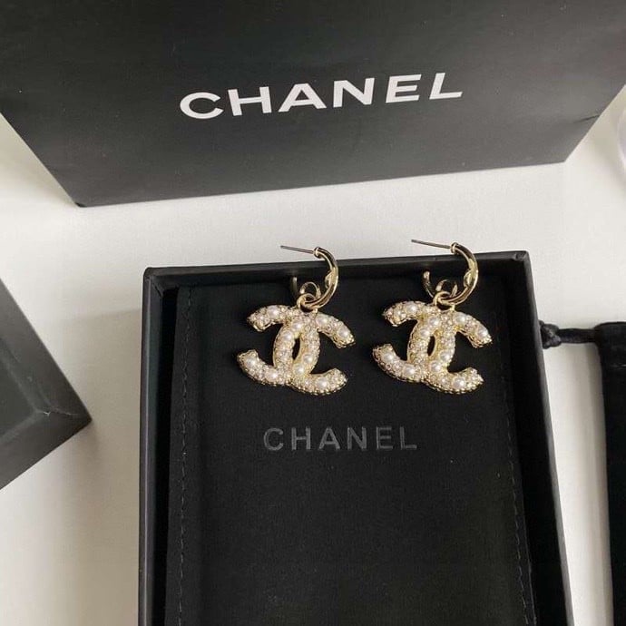 Chanel Cc Earrings view 7