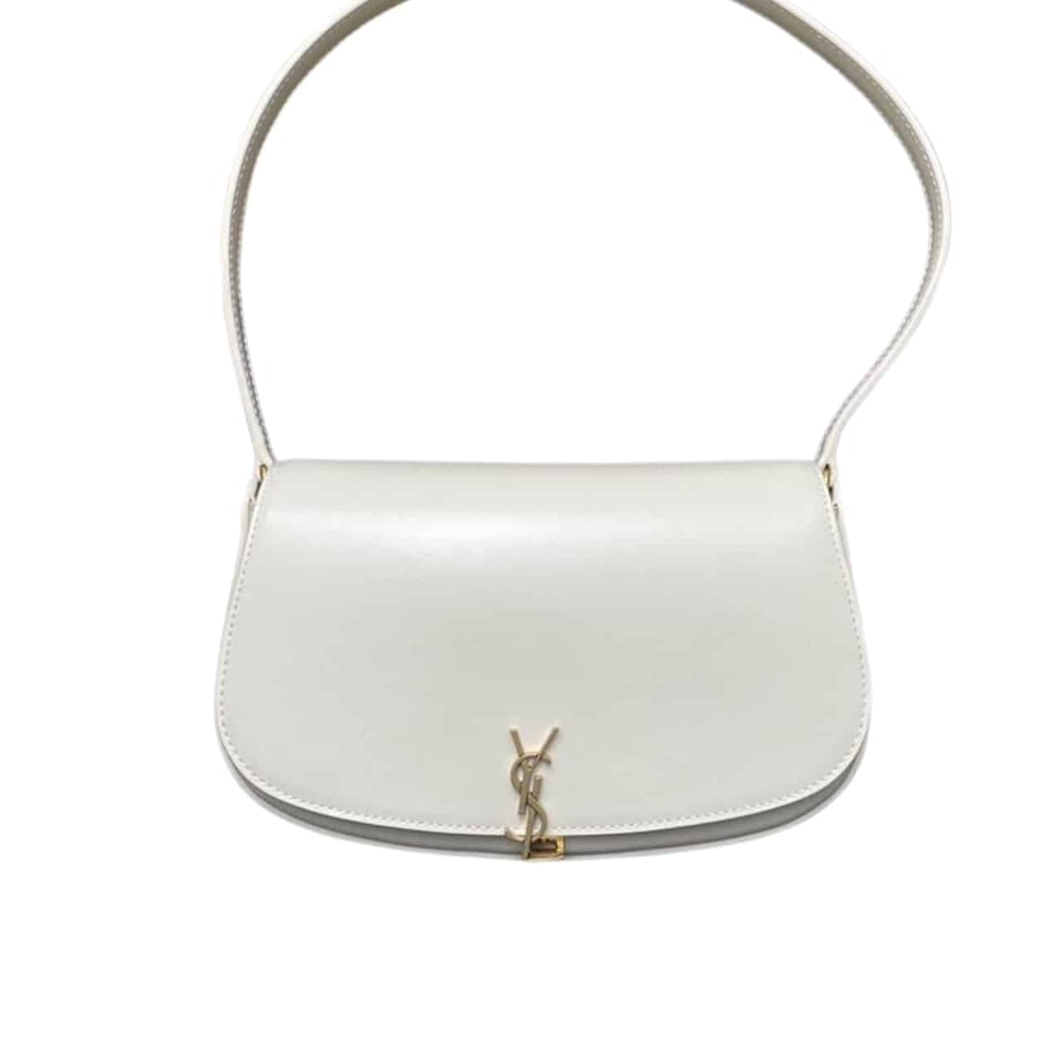Saint Laurent Mini Voltaire In Box White 17Cm