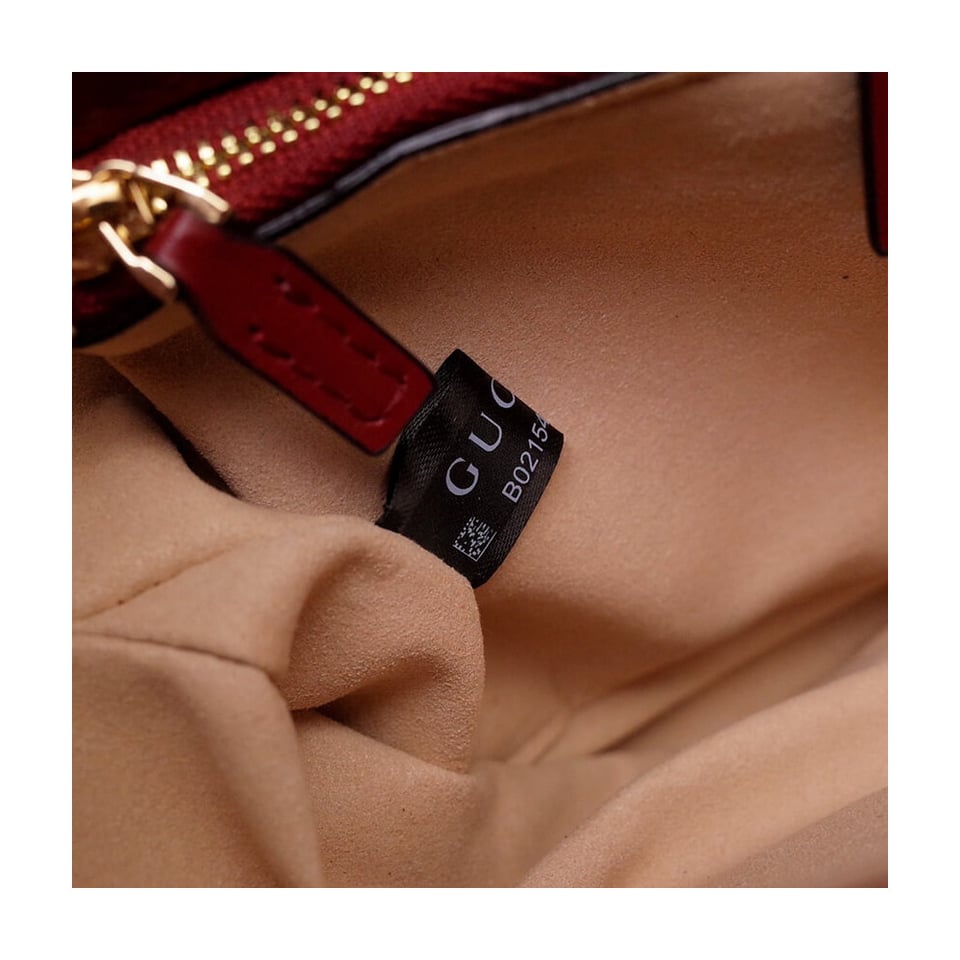 Gucci Horsebit 1955 Shoulder Bag In Red Leather view 18