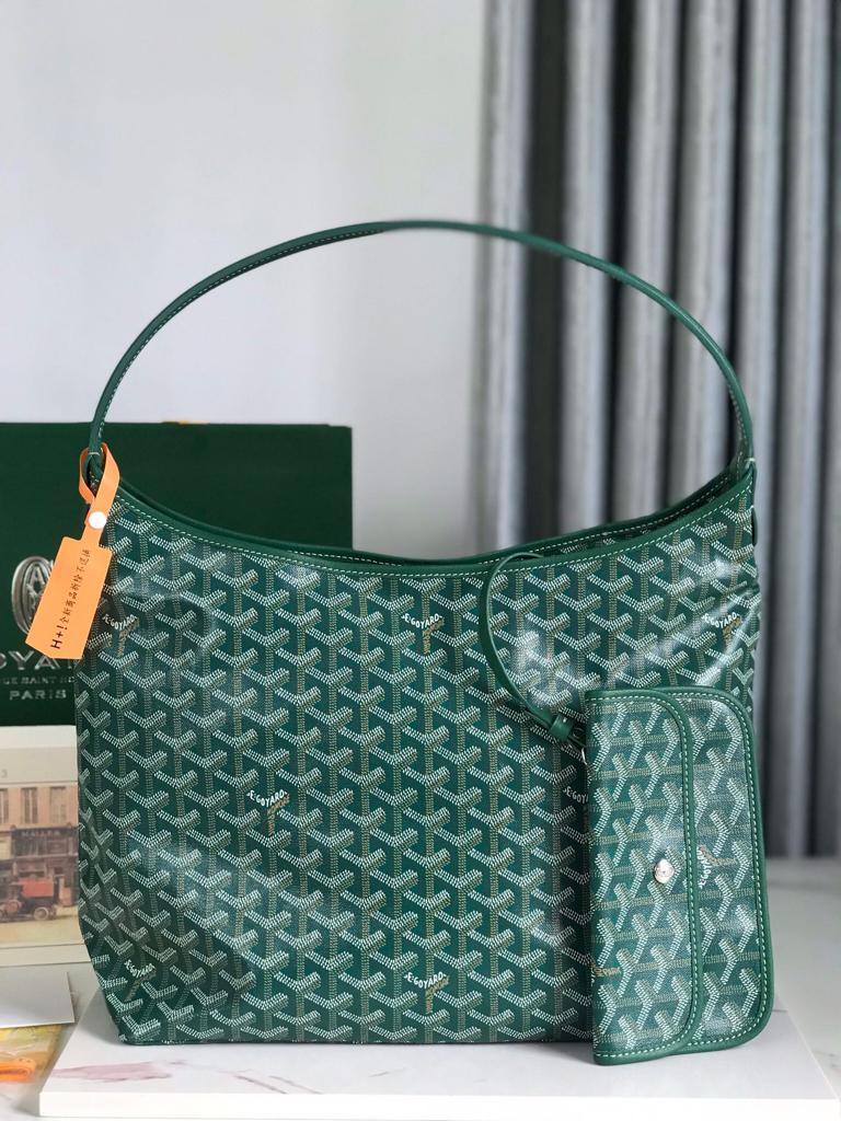 Goyard Hobo Boheme 42Cm Green Canvas view 2
